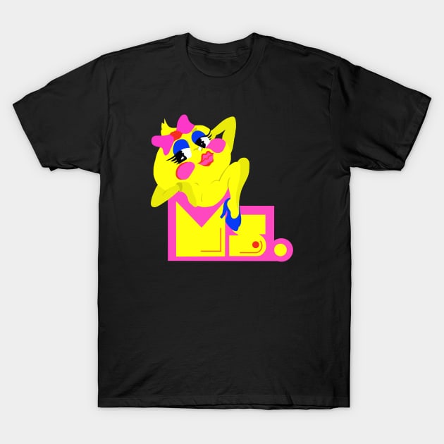 Ms Pacman T-Shirt by ElviaMontemayor